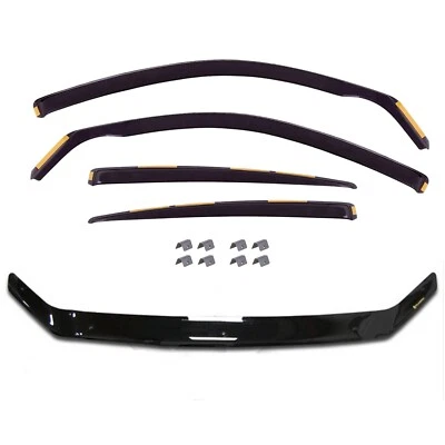 Bug Shield Hood Protector Visors Rain Guards For Mazda 6 GJ 2013-2021 Set - Image 1 of 4