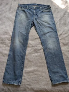 Jeans Denim Supply Ralph Lauren para hombre 38x34 azul pierna recta tiro medio 100 % algodón - Imagen 1 de 13