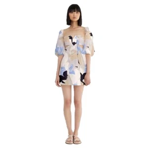 Revolve Rumer XS Leila Minikleid ausgeschnitten Leinen neu mit Etikett UVP $ 269 - Bild 1 von 7