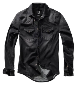 Camisa de mezclilla Brandit Riley para hombre talla L - Imagen 1 de 9