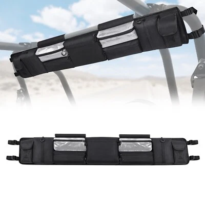 Bolsa de almacenamiento de carga organizadora de jaula antivuelco UTV para mula Polaris Ranger RZR SXS 4X4 EE. UU. Foto 1 de 4