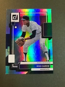 Tarjeta de béisbol Rod Carew 2022 Donruss #178 - Mellizos de Minnesota (100/239) ¡Bonita! - Imagen 1 de 6