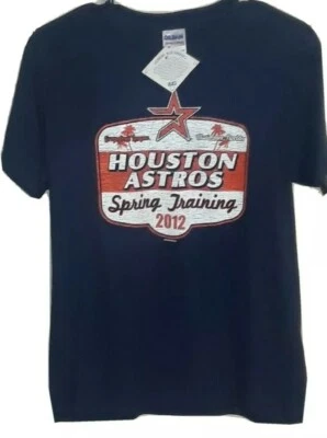 NWT! MLB Houston Astros Spring Training 2012 Graphic Shirt! Youth XL. - Image 1 of 2