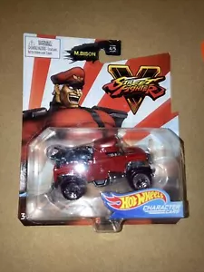 Hot Wheels Character Cars Street Fighter Series M.Bison 4/5 New Factory Sealed - Picture 1 of 4