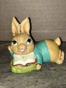 Vintage Japan Keramik Hase Kaninchen Figur 2,9" hoch x 3,5" x 2,1" - Bild 1 von 12