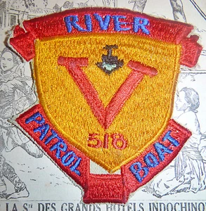 Original Patch - Apocalypse Now - River Patrol Boat 518 - Vietnam War - M.957 - Picture 1 of 3
