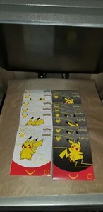 2021 Pokemon 25th Anniversary McDonalds Happy Meal versiegelt Promo-Karten 20 Packungen - Bild 1 von 4