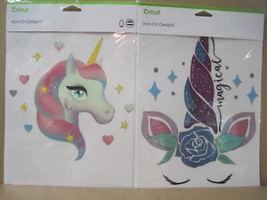 Cricut Iron-On Designs 4 count Mermaid/Unicorn - Picture 1 of 4