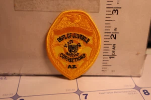 police patch DEPT OF JUVENILE CORRECTIONS ARIZONA BALL CAP SIZE GELB - Bild 1 von 1