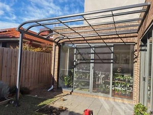 Aluminium pergola kit with Polycarbonate sheet roofing, Patio, Carport, veranda - Picture 1 of 14