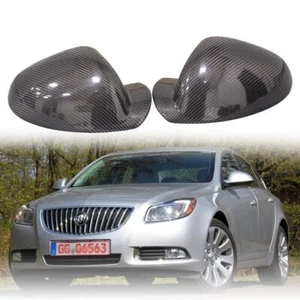 Carbon Fiber Side Wing Rear View Mirror Cover Caps Replace Trim For Buick Regal - Bild 1 von 14