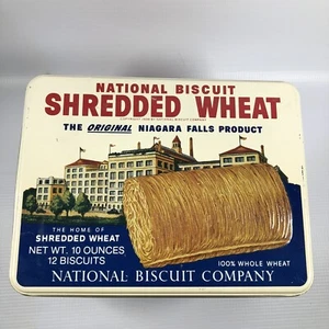 National Biscuit Shredded Wheat Tin Container, Special Edition, 1987, Nabisco - Picture 1 of 9