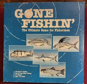 Vintage 1987 Gone Fishin’ The Ultimate Game For Fisherman Board Game Complete! - Picture 1 of 18