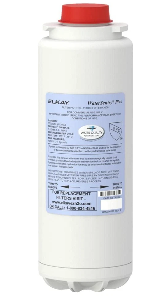 Elkay 51300C WaterSentry Plus Replacement Filter