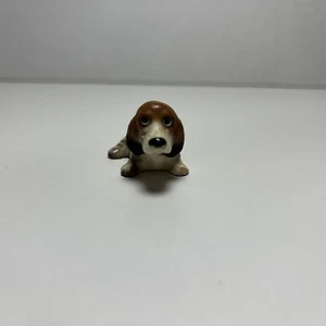 Vintage Hagen Renaker Miniature Figurine Beagle Puppy Dog Collectible - Picture 1 of 11