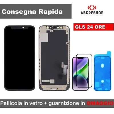 DISPLAY LCD ORIGINALE INCELL APPLE IPHONE 12 MINI TOUCH SCREEN SCHERMO VETRO - Image 1 of 4