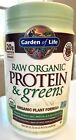 Garden of Life RAW Protein & Greens Organic Plant Formula | EXP 01/20/2025