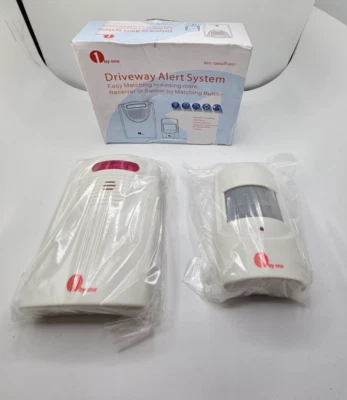 1byone Driveway Alert System Motion Sensor Doorbell O00QH-0001 - Image 1 of 4