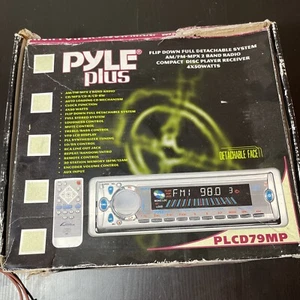 pile plus plcd79mp autoradio pieghevole lettore cd staccabile - Foto 1 di 7