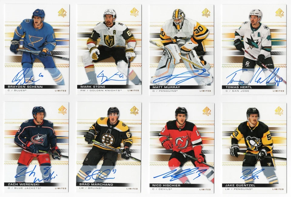 2019-20 SP Authentic Limited Autograph Gold Rainbow Auto Pick From List !! - Image 1 of 1