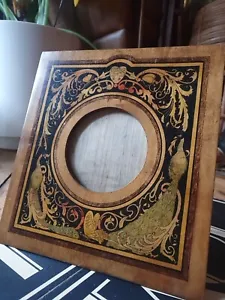Antique vintage old arts and crafts asethetic nouveau poker work photo frame  - Picture 1 of 20