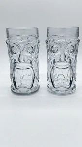 Anker Hockglas schreiendes Tiki Glas, klares Trinkglas Becher 2er Set - Bild 1 von 5