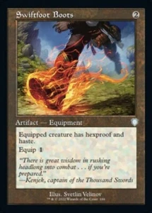 MTG - SWIFTFOOT BOOTS - Brothers' War Commander (U) - Foto 1 di 1