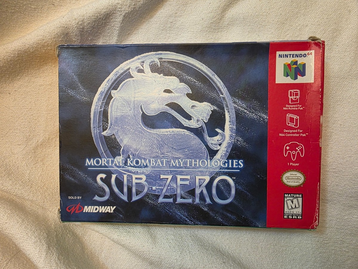 Mortal Kombat Mythologies: Sub-Zero 1997 Video Games for Mortal Kombat Mythologies: Sub-Zero 1997 Video Games for