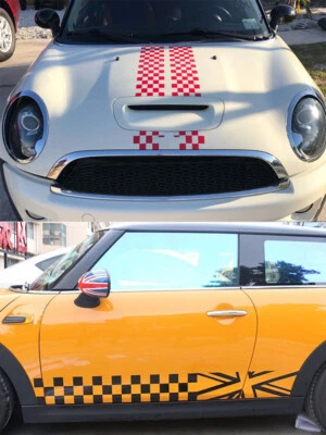 Graphics Union Jack Car Hood Side Sticker For MINI Cooper Countryman Clubman F54 Foto 1 de 4