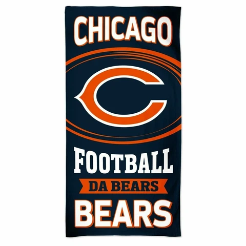 NFL CHICAGO BEARS BEACH TOWEL 30" X 60" 100% COTTON NEW Cover