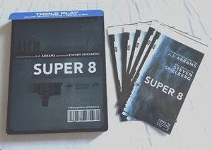 Super 8 Blu-ray + DVD Steelbook HMV Exclusive 2011 J.J Abrams Region 2 UK Import - Picture 1 of 13