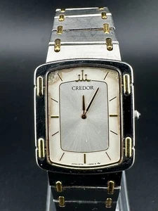 Seiko Credor Damenuhr 18kt Gold Akzente Edelstahl 25mm Quarz 2F70-5590 - Bild 1 von 13