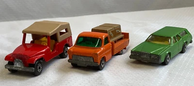Vtg Matchbox Superfast Car Lot 1:43 Ford Transit Cougar Villager CJ6 Jeep Trucks - Image 1 of 4
