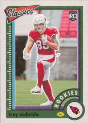 2022 Panini Classics #183 Trey McBride Arizona Cardinals Rookie - Image 1 of 2