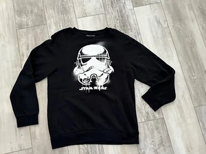 Black Kids STAR WARS Sweatshirt DARTH VADAR XXL Adult S - Picture 1 of 2