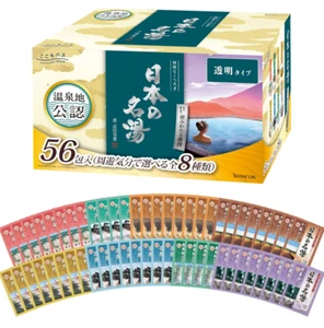 Bath Salts Bathclin 30gx56 Japanese Famous Onsen 18 Assorted Set  high quality - Picture 1 of 4