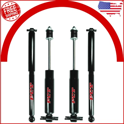 Front & Rear Shocks Fits 88-98 Chevy GMC C1500 C2500 C3500 2WD Sierra Silverado - Image 1 of 4