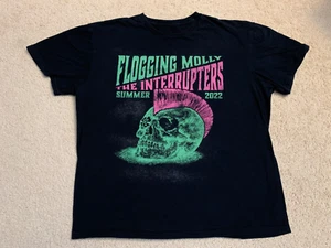 Camiseta Flogging Molly The Interrupters Summer Tour 2022 Talla Completa S-5XL BE2455 - Imagen 1 de 3