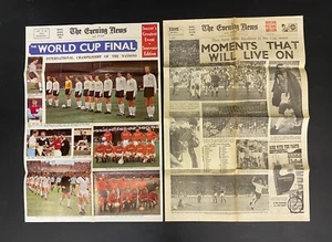 WORLD CUP FINAL 1966 - England v Germany - Evening News special Colour edition - Picture 1 of 1