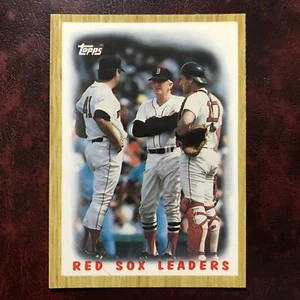 1987 Topps TIFFANY Set TOM SEAVER RED SOX LEADER #306 ** MINT ** HIGH GRADE ** - Bild 1 von 2