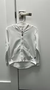 T2 Love Girls White zip up sweatshirt sizes 4 - Picture 1 of 6