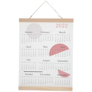 2022 Calendar Wall Wall Hanging Poster Academic Year Calendar 2022 Wall Calendar - Picture 1 of 12