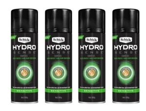 4 X Schick Hydro Sense Sensitive Shaving Gel 198g - Picture 1 of 2