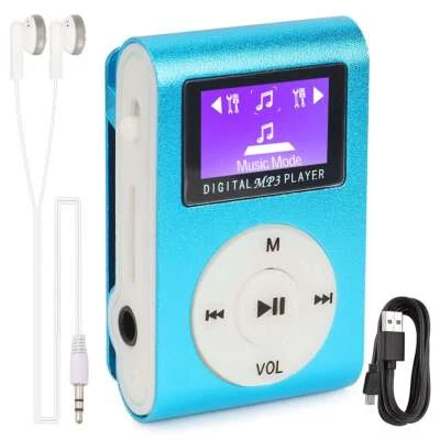 Mini Reproductor de MP3 Clip Portátil Correr Deportes Música Reproducir Soporte Tarjeta Micro SD Foto 1 de 4