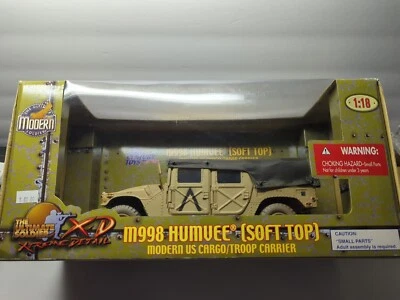 1:18 The Ultimate Soldier M998 Humvee US Troop Cargo Carrier Toy 2005 BRAND NEW - Image 1 of 4