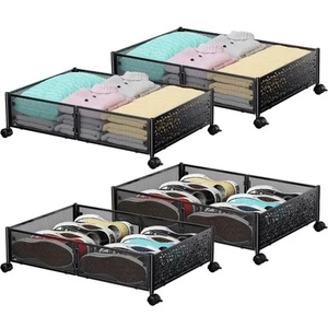 Under Bed Storage, Under the Bed Storage Containers with Wheels, Under Bed Sh... - Picture 1 of 7