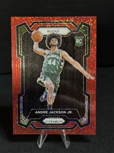 2023-24 Panini Prizm Basketball Andre Jackson Jr RC Rookie Red Sparkle SP #131 - Picture 1 of 2
