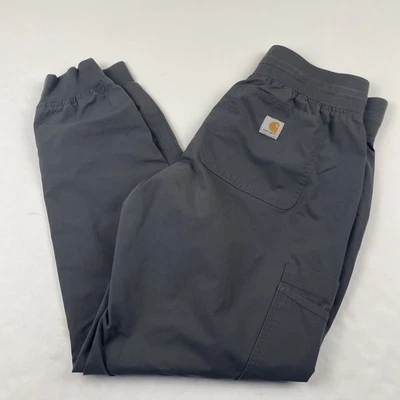 Pantalones de chándal Carhartt Force para mujer S regular con cordones grises Foto 1 de 4