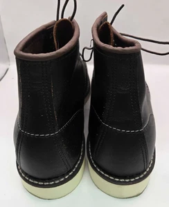 Red Wing Men's 8849 Moc Toe Leather Boots-Black Prairie 10US - Picture 1 of 5