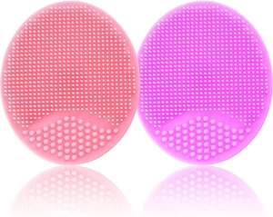 2 Baby Bath Brush, Baby Cradle Cap Brush, Silicone Massage Brush, Silicone Brush - Picture 1 of 5
